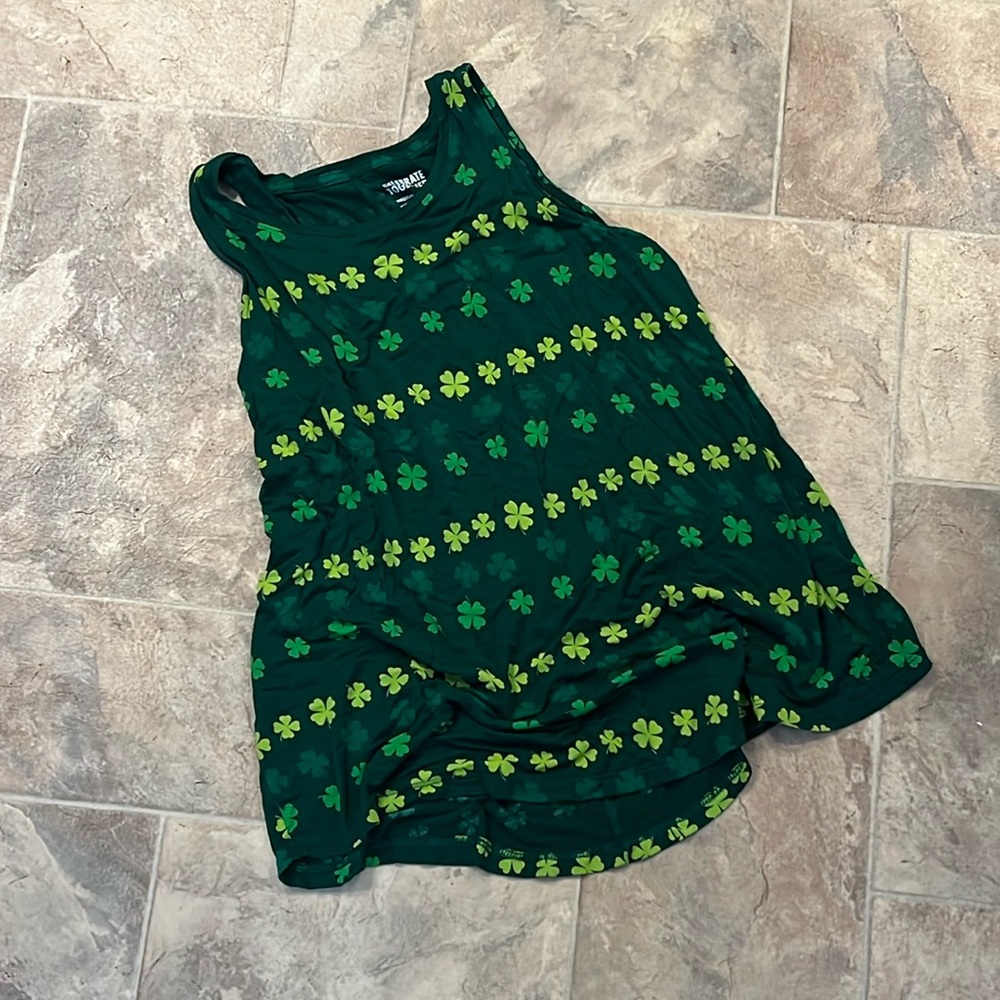 EUC St. Patrick's Day tunic/tank